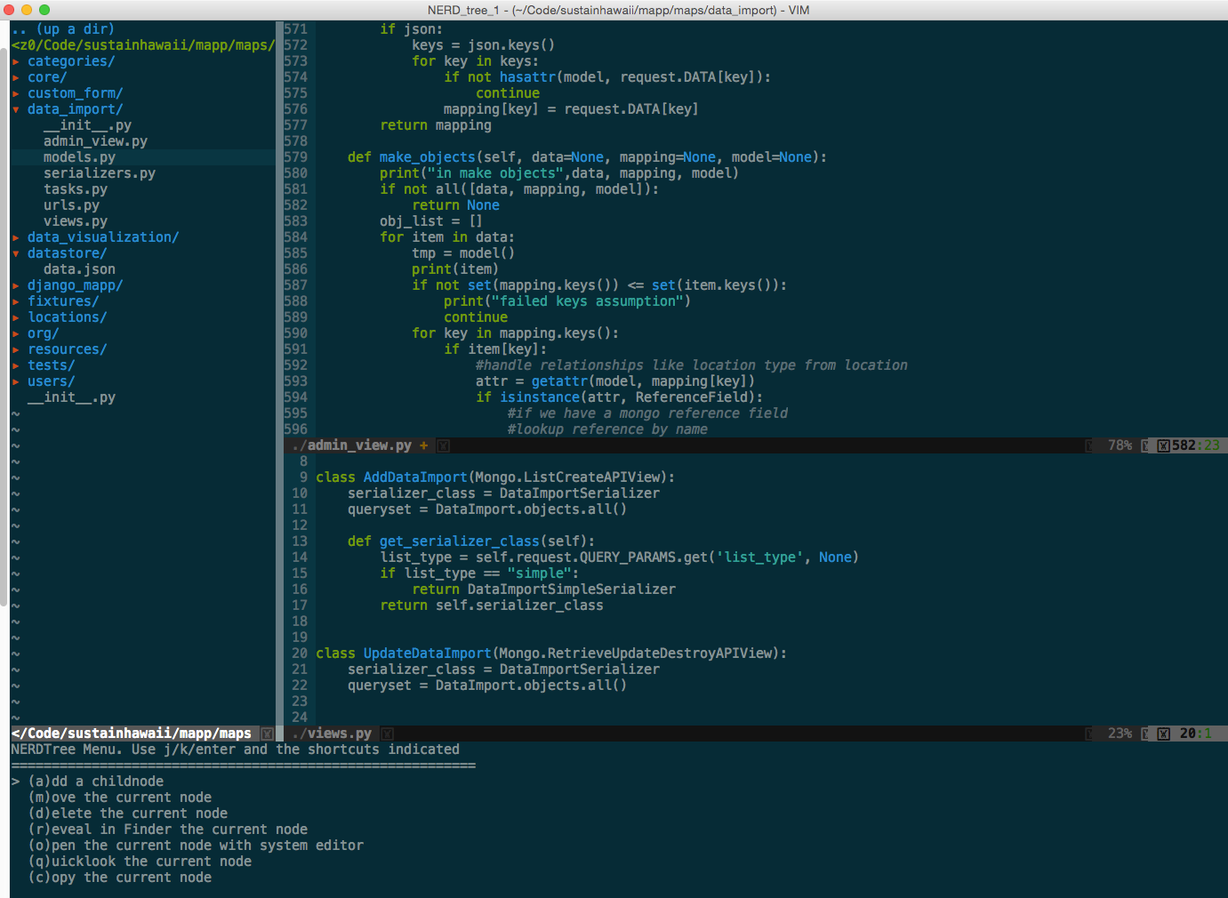 VIM as python IDE overview